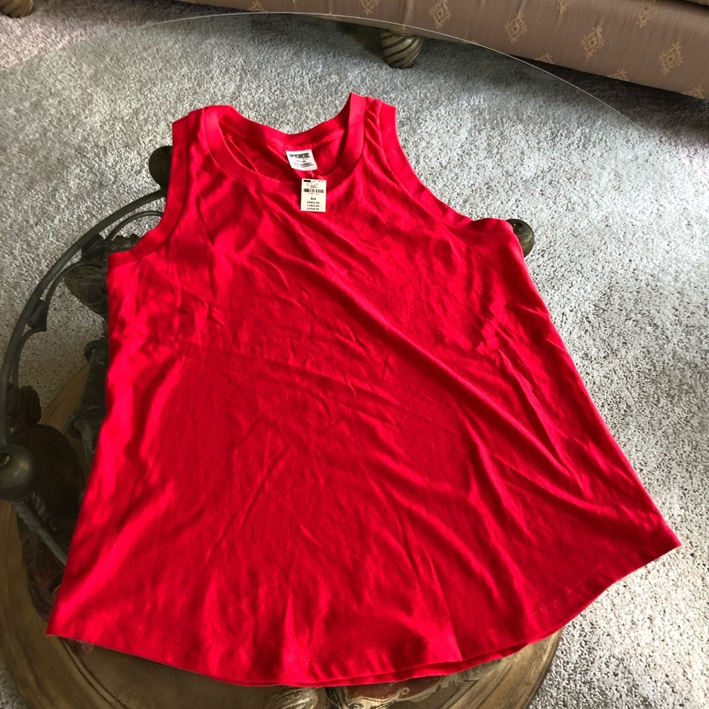 Pink Victoria’s Secret Red Racerback Logo Tank - Picture 5 of 5